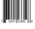 Barcode Image for UPC code 733001233596