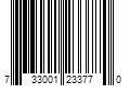 Barcode Image for UPC code 733001233770