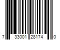 Barcode Image for UPC code 733001281740