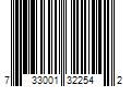 Barcode Image for UPC code 733001322542