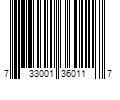 Barcode Image for UPC code 733001360117