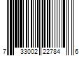 Barcode Image for UPC code 733002227846