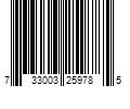 Barcode Image for UPC code 733003259785