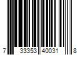 Barcode Image for UPC code 733353400318