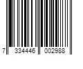 Barcode Image for UPC code 7334446002988