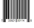 Barcode Image for UPC code 733921001145