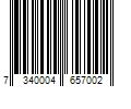 Barcode Image for UPC code 7340004657002