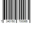 Barcode Image for UPC code 7340150700065