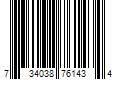 Barcode Image for UPC code 734038761434