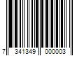 Barcode Image for UPC code 7341349000003