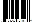 Barcode Image for UPC code 734205161166