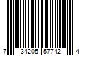 Barcode Image for UPC code 734205577424