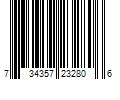 Barcode Image for UPC code 734357232806