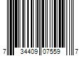 Barcode Image for UPC code 734409075597