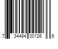 Barcode Image for UPC code 734494001266