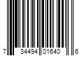 Barcode Image for UPC code 734494016406