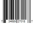 Barcode Image for UPC code 734689270187