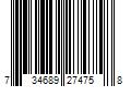 Barcode Image for UPC code 734689274758