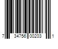 Barcode Image for UPC code 734756002031