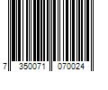 Barcode Image for UPC code 7350071070024