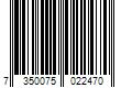 Barcode Image for UPC code 7350075022470