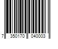 Barcode Image for UPC code 7350170040003