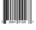 Barcode Image for UPC code 735541510267