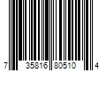 Barcode Image for UPC code 735816805104