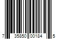 Barcode Image for UPC code 735850001845