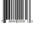 Barcode Image for UPC code 736040000303