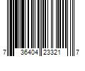 Barcode Image for UPC code 736404233217