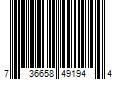 Barcode Image for UPC code 736658491944. Product Name: The Wet Brush House Of Slytherin Brush, One Size, Multiple Colors