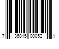 Barcode Image for UPC code 736815000521