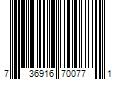 Barcode Image for UPC code 736916700771