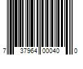 Barcode Image for UPC code 737964000400