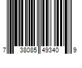 Barcode Image for UPC code 738085493409