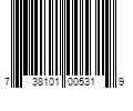 Barcode Image for UPC code 738101005319