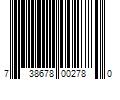 Barcode Image for UPC code 738678002780. Product Name: American Crew Forming Cream 1.75 Oz  Styling Cream For All Hair Types