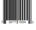 Barcode Image for UPC code 738777100042