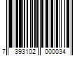 Barcode Image for UPC code 7393102000034