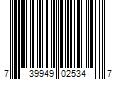 Barcode Image for UPC code 739949025347