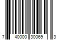 Barcode Image for UPC code 740000300693