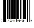 Barcode Image for UPC code 740011034099