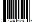 Barcode Image for UPC code 740025540159