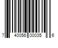 Barcode Image for UPC code 740056000356