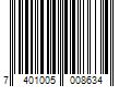 Barcode Image for UPC code 7401005008634