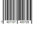 Barcode Image for UPC code 7401107400725