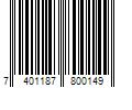 Barcode Image for UPC code 7401187800149