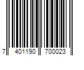 Barcode Image for UPC code 7401190700023