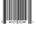 Barcode Image for UPC code 740121222461